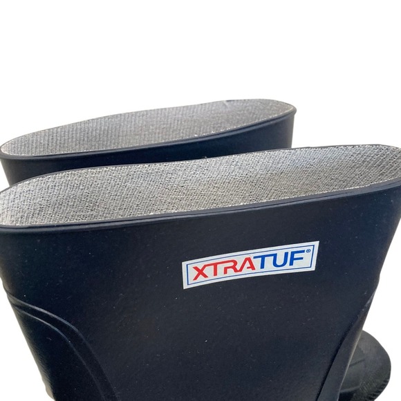 Xtratuf Men's 11 inch Shrimp Waterproof Fishing Deck Pvc boots size 8 Non Slip - Picture 5 of 17
